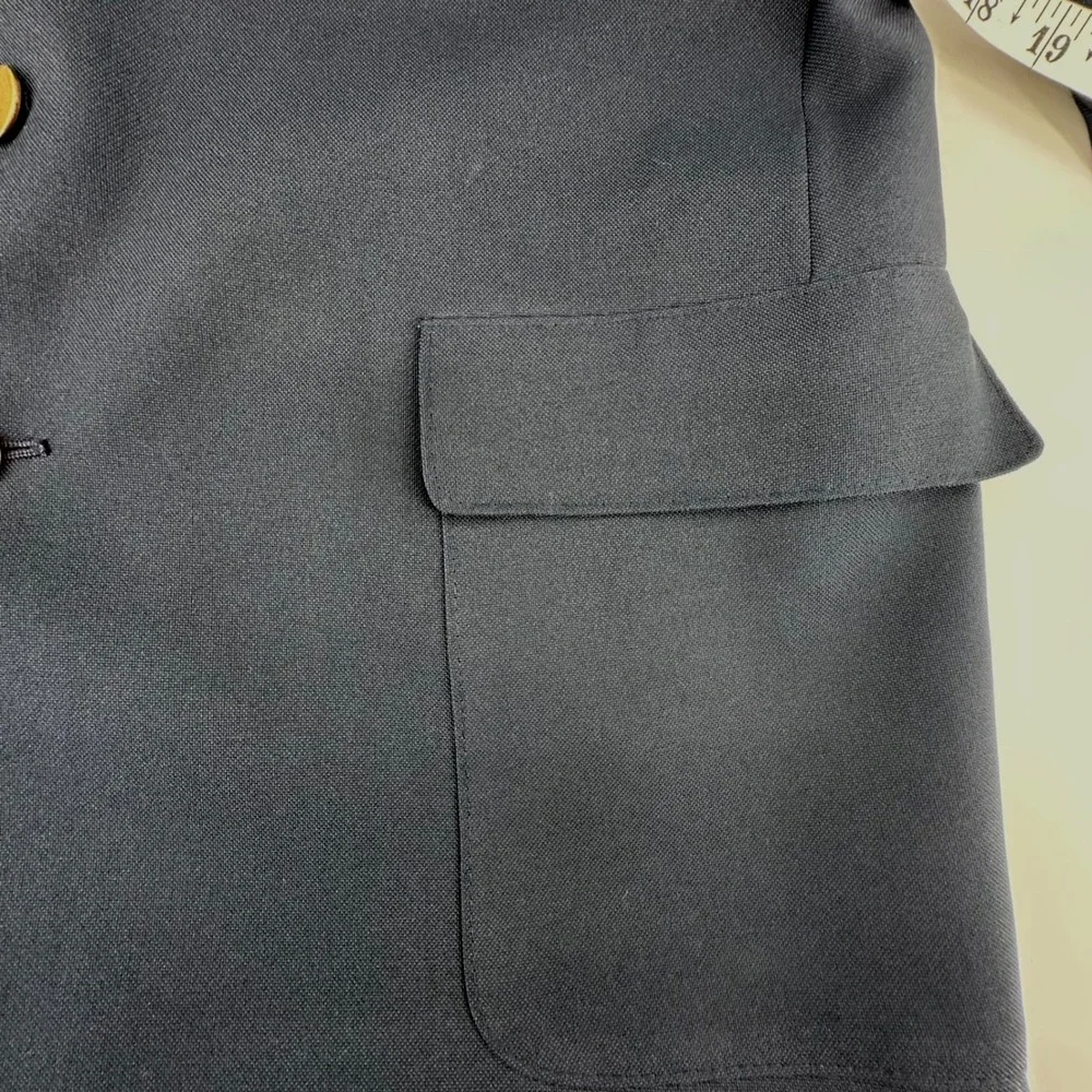 Levi's Action Suit Blazer Mens 46R‎ Navy Blue Sta-Prest Vintage Retro 70's